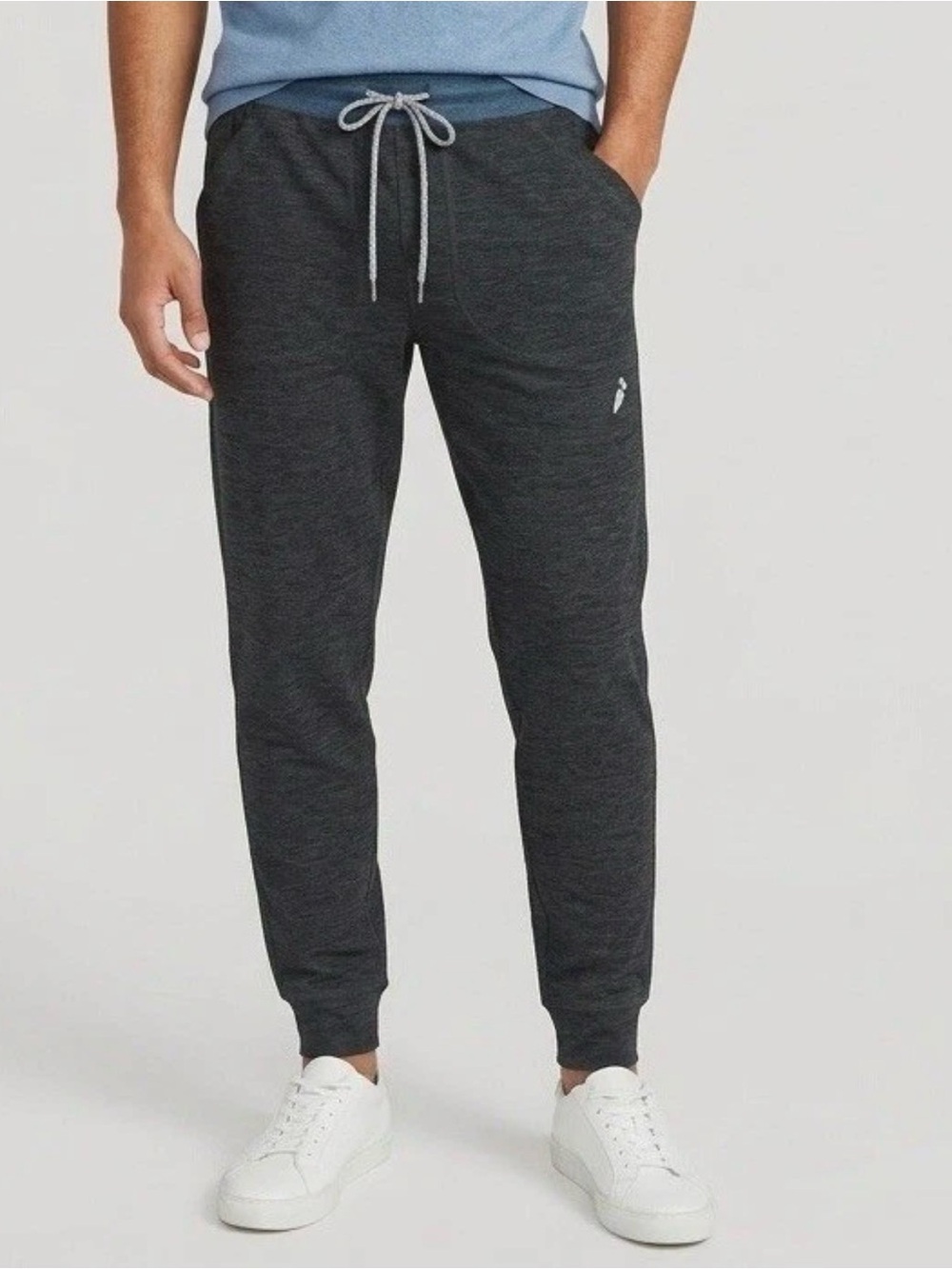 Marine Layer Weekend Sport Joggers Mens Charcoal Gray Heathered Size Medium